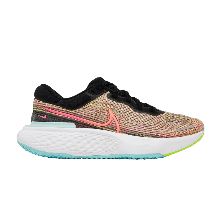 Кроссовки Nike Wmns ZoomX Invincible Run Flyknit 'Volt Bright Mango', желтый