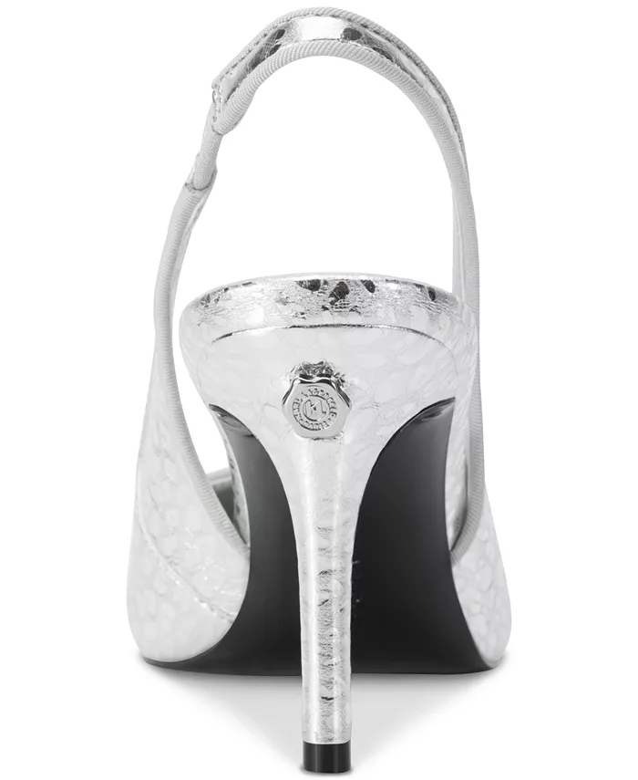 Женские туфли-лодочки Rosalyn Slingback KARL LAGERFELD PARIS, серебряный — фото 3