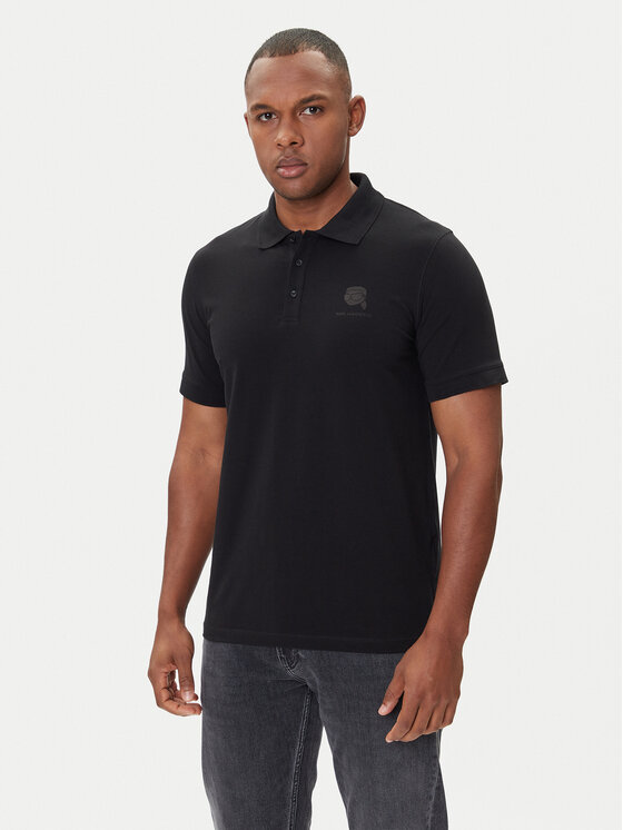 

Поло regular fit 745015 554221 Karl Lagerfeld, чёрный