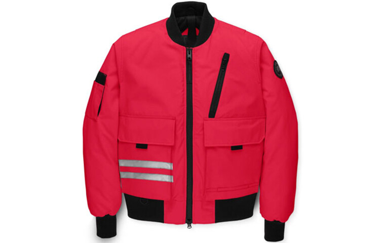

Мужской пуховик Canada Goose, красный