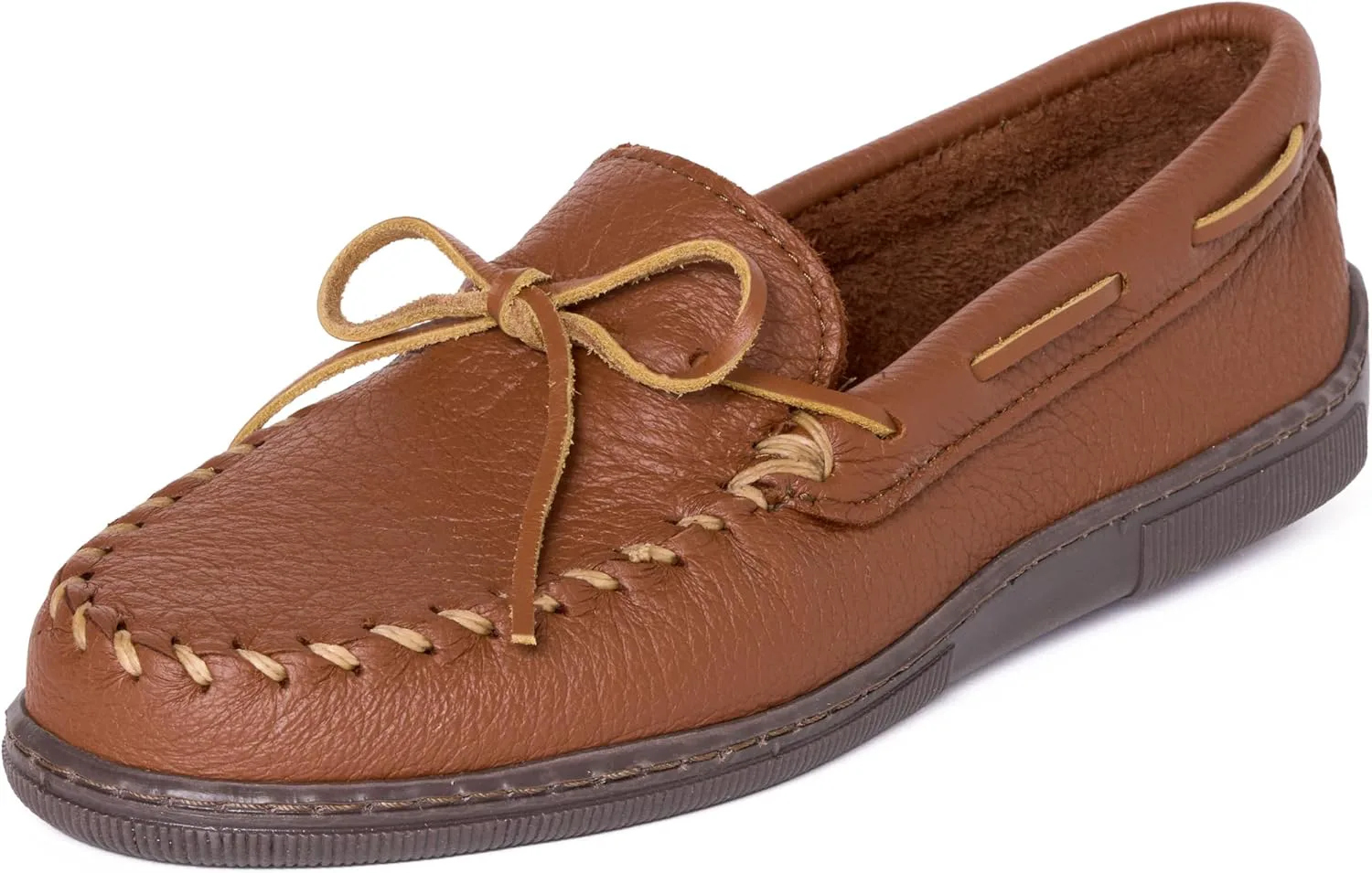 Мокасины Minnetonka для мужчин из оленьей кожи Moosehide — фото 4