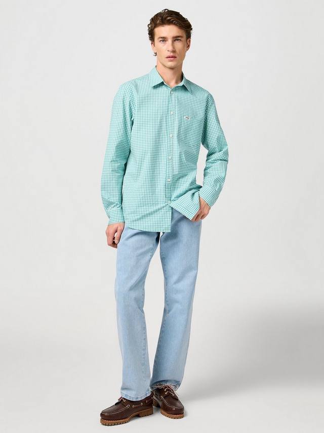 

Однокарманная рубашка Regular Fit из хлопка в клетку Wrangler, Latigo Bay