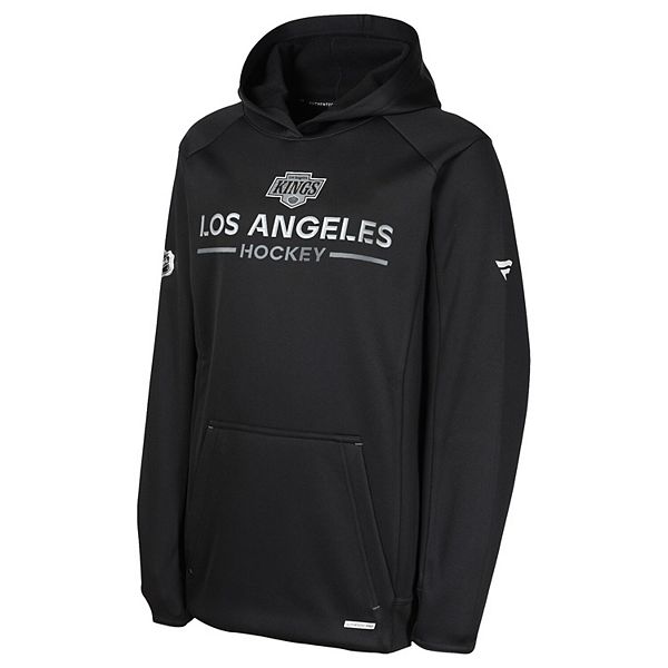 Черный худи Los Angeles Kings Authentic Pro Rink Raglan Fanatics — фото 3