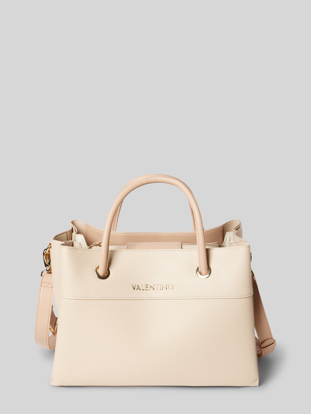

Сумочка с аппликацией на этикетку модель «ALEXIA» VALENTINO BAGS, экрю