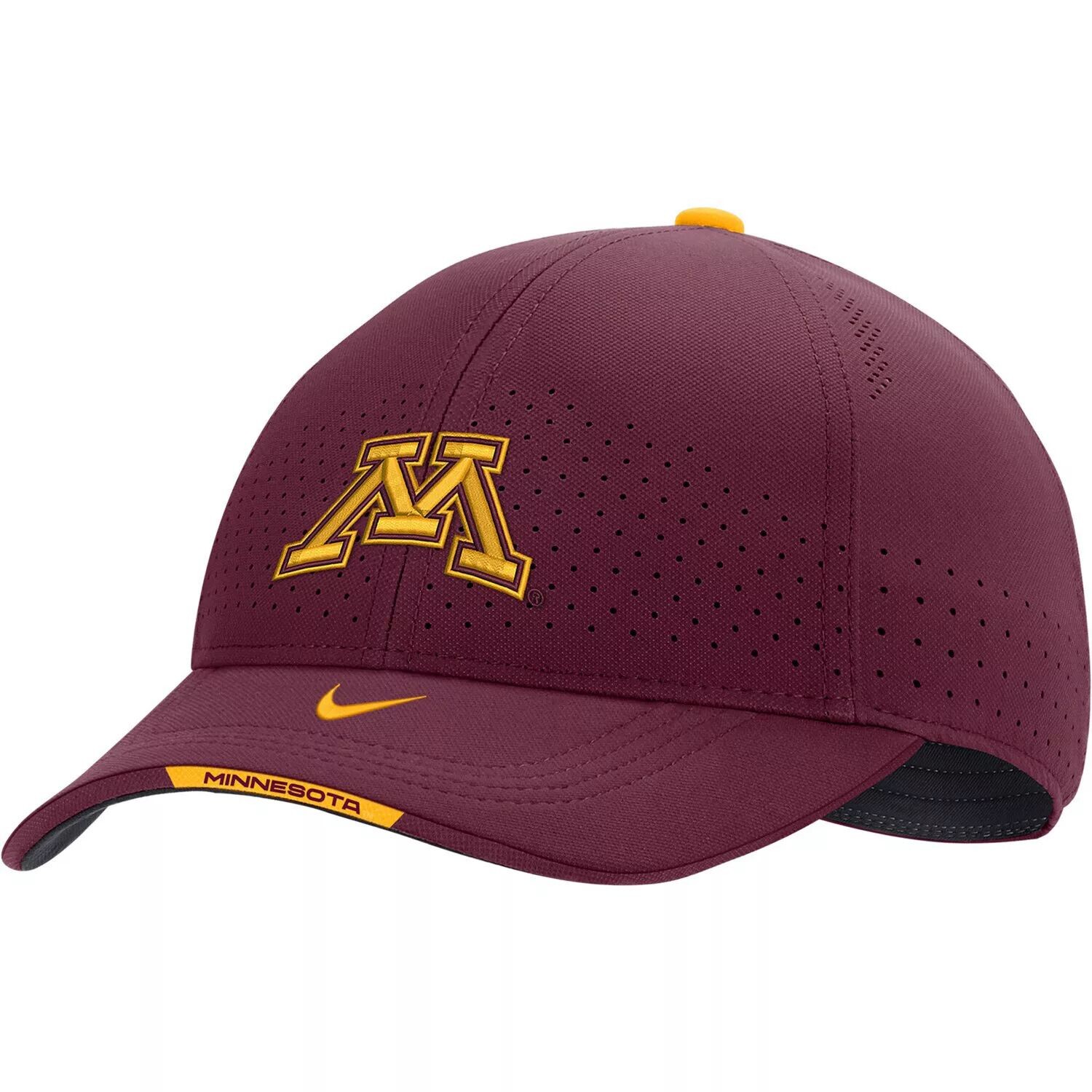 Мужская кепка Nike Maroon Minnesota Golden Gophers Classic99 Swoosh Performance Flex — фото 3