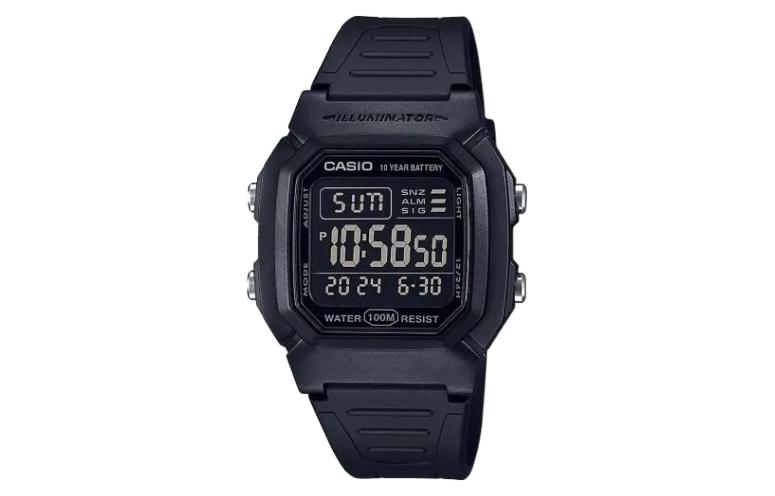 

CASIO Часы Men EDIFICE Black Watch W-800H-1B, Black Dial