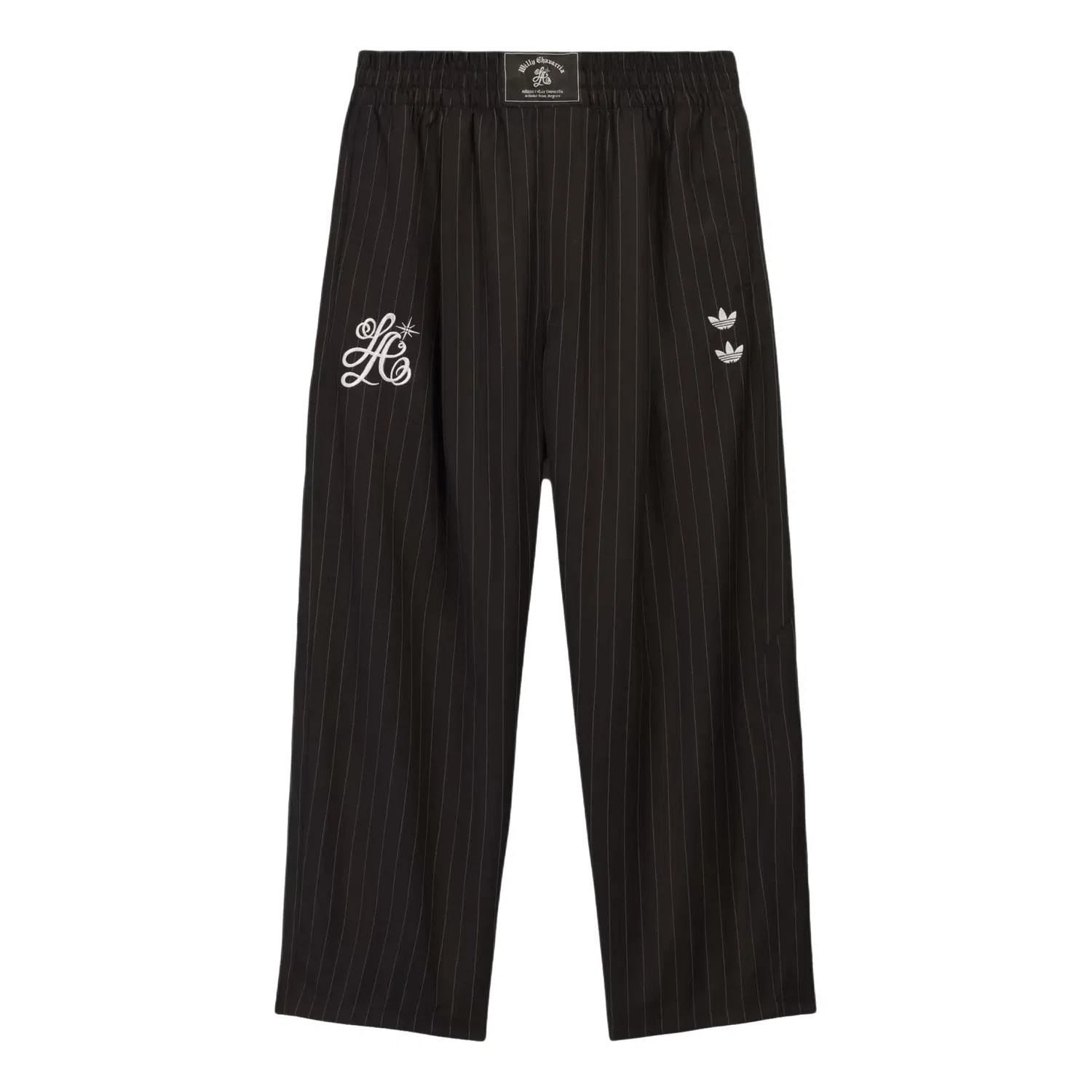 Спортивные брюки Adidas x Chavarria Pinstripe 'Black White' KR8688, черный