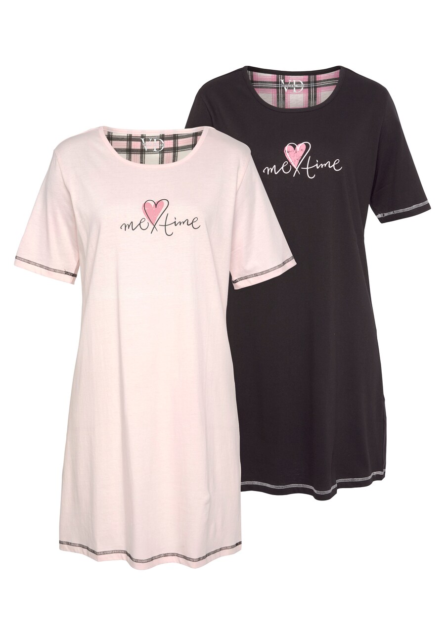 

Ночная рубашка VIVANCE Dreams, цвет Pink/Black