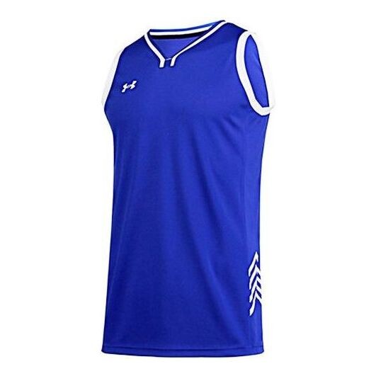 

Спортивная футболка logo basketball jersey 'blue white' Under Armour, синий