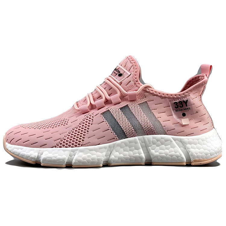 

Green feet Амортизирующие износостойкие низкие кеды унисекс розовые, цвет Pink