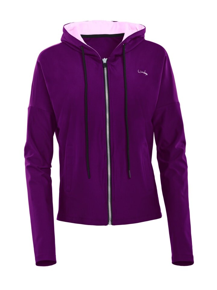 

Спортивная куртка Winshape J008C, цвет dark plum/lavender rose