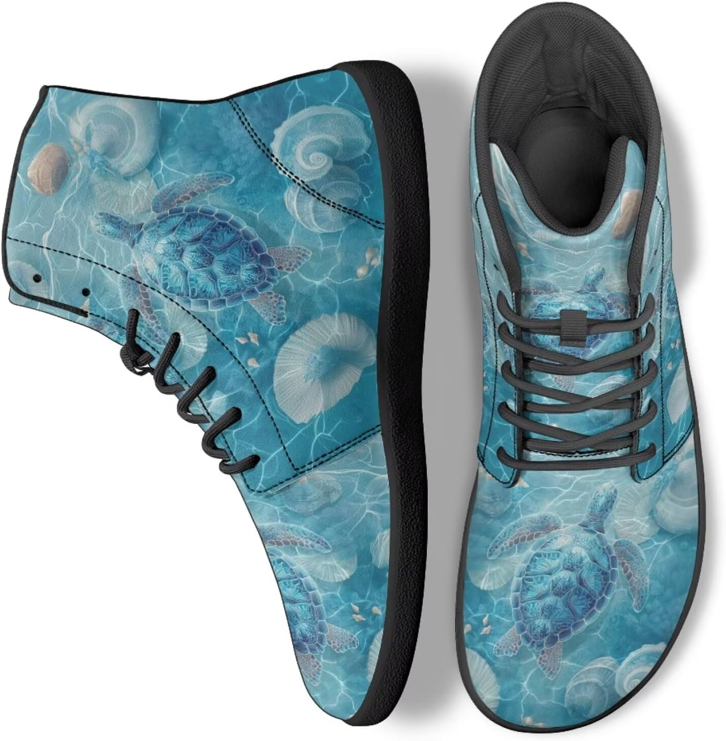 

Кроссовки на высокой подошве с животным принтом, повседневная обувь для офиса, нескользящие спортивные кроссовки для женщин и мужчин Ecaestolph, синий