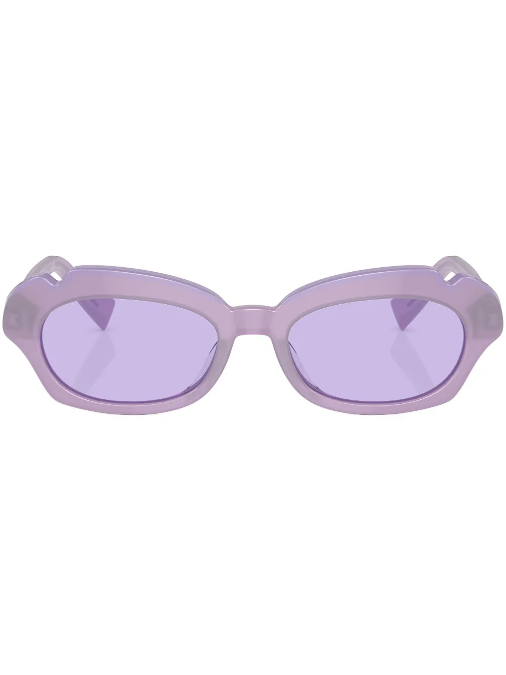 

Солнцезащитные очки в круглой оправе Alain Mikli, фиолетовый