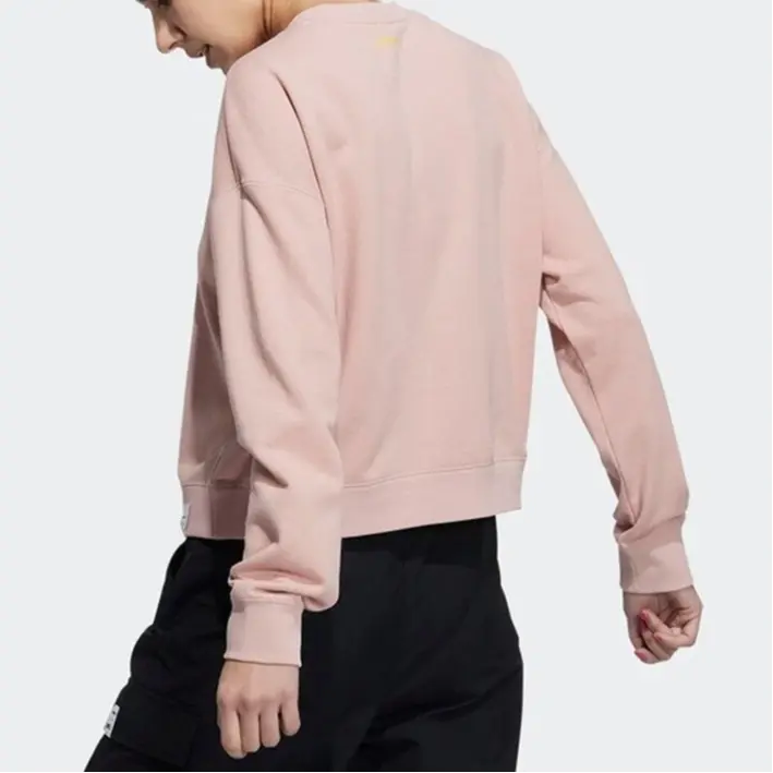 X SMILEY Свитер Женский Розовый Adidas Neo — фото 4