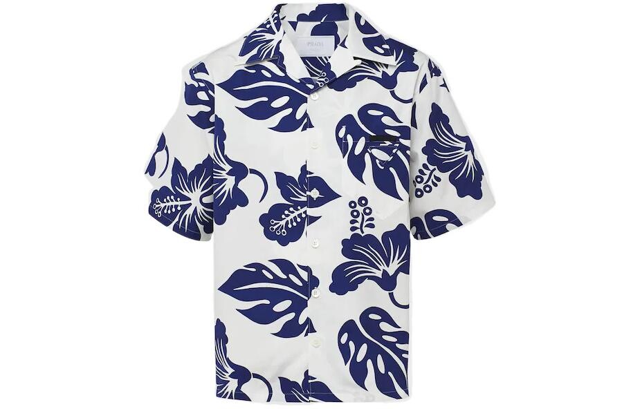 

Рубашка мужская белая Prada, белый