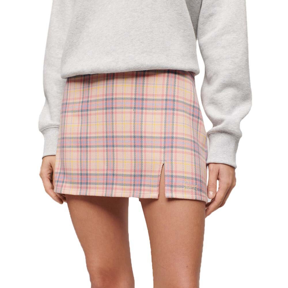 

Юбка Superdry Check Mini, розовый