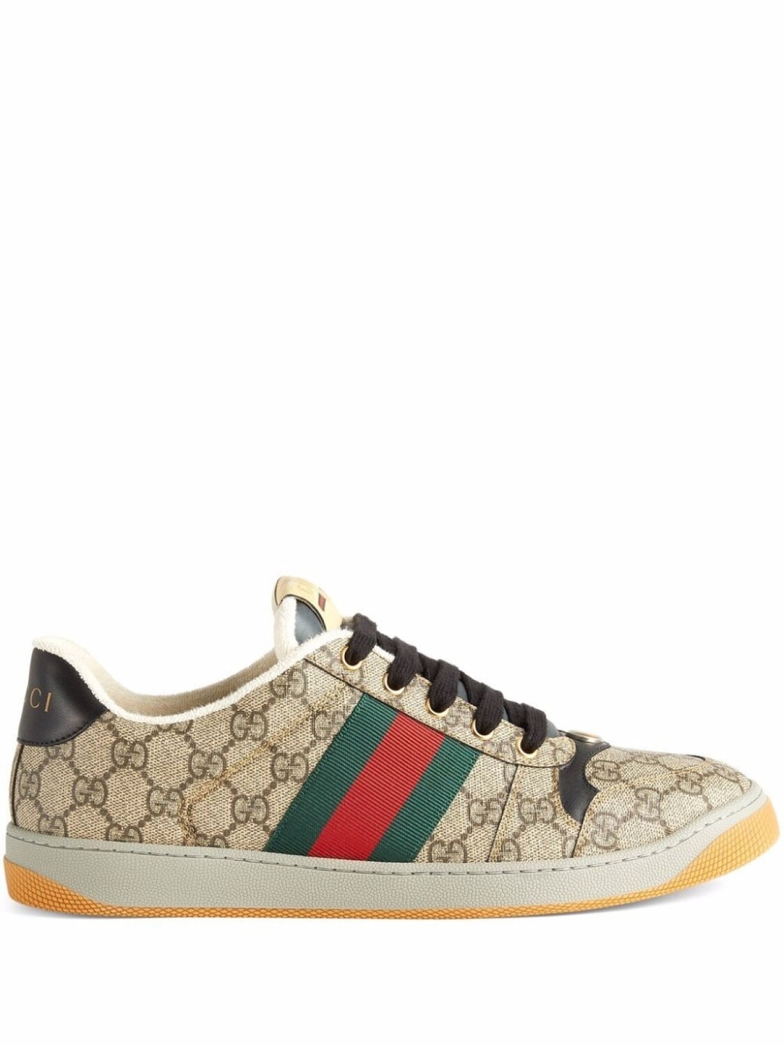 

Gucci кроссовки Screener на шнуровке, нейтральный цвет