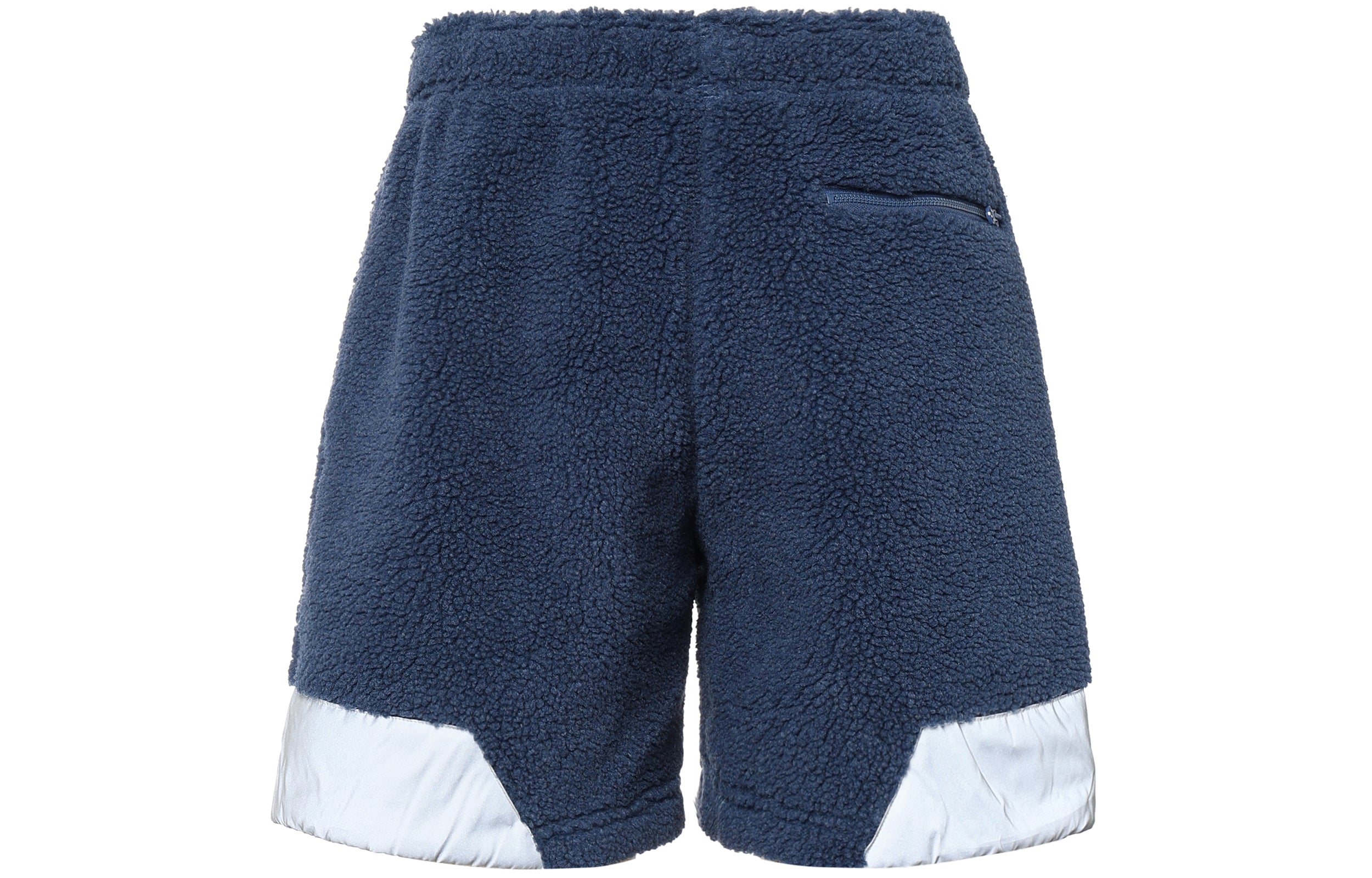 Шорты adidas originals x Blondey Crossover SS22 Stripe lamb wool Sports Splicing Shorts Blue GS9266 — фото 3