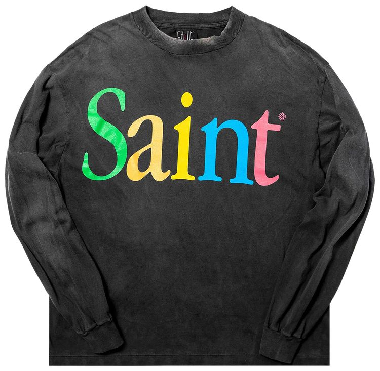 

Футболка SAINT Mxxxxxx Saint Long-Sleeve T-Shirt 'Black', черный