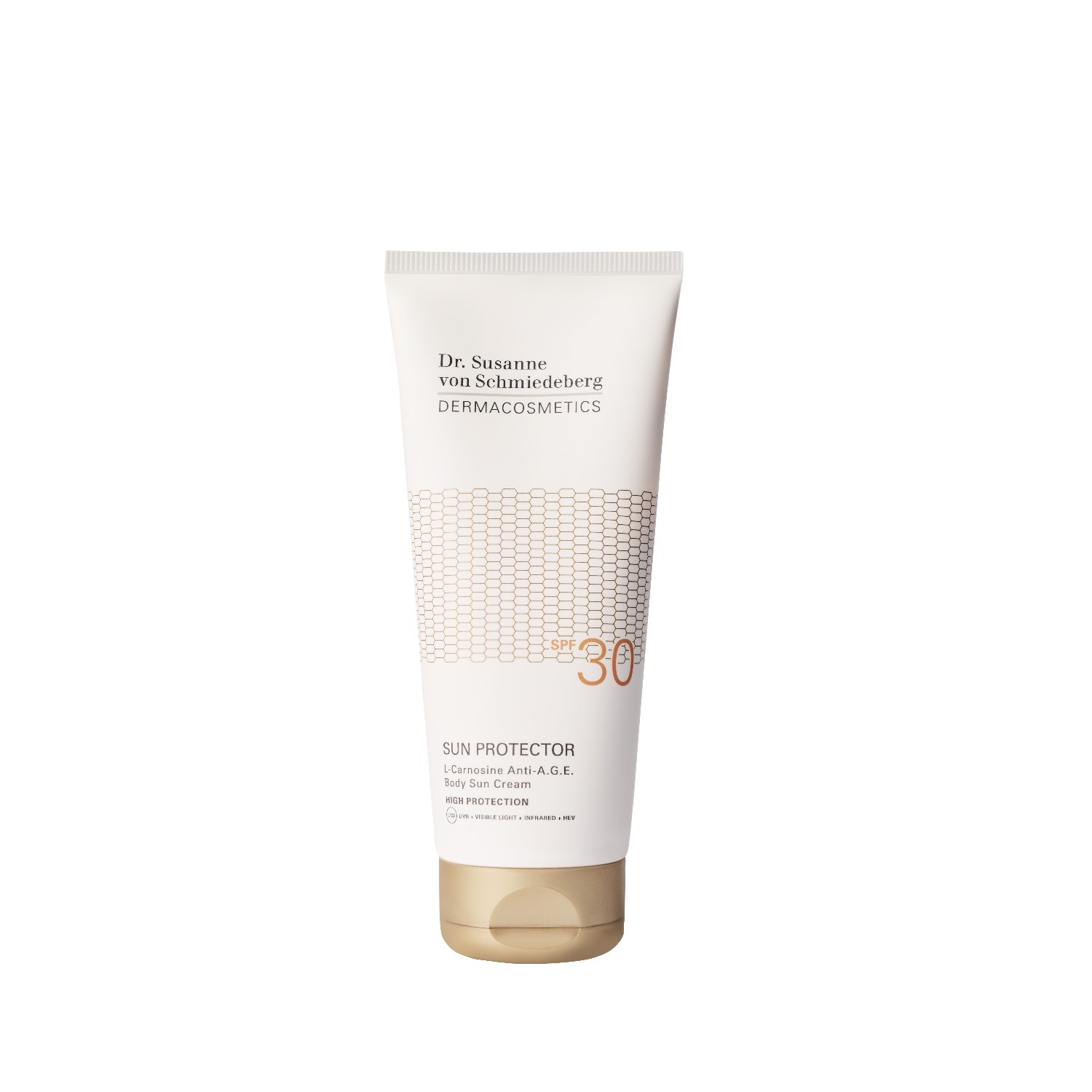 Солнцезащитный крем l-carnosine spf 30 Dr Susanne Von Schmiedeberg, объем 200 мл — фото 2