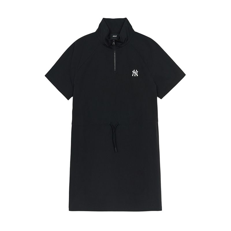 

MLB Нью-Йорк Янкиз женское черное платье с короткими рукавами