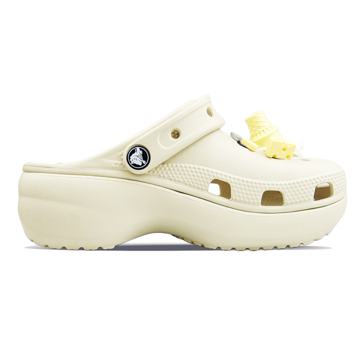 Crocs Классические платформенные клоги женские Cheese Ice Cream, коробка - Cheese Ice Cream-Sweet Box, цвет Cheese Ice Cream-Sweet Box — фото 3