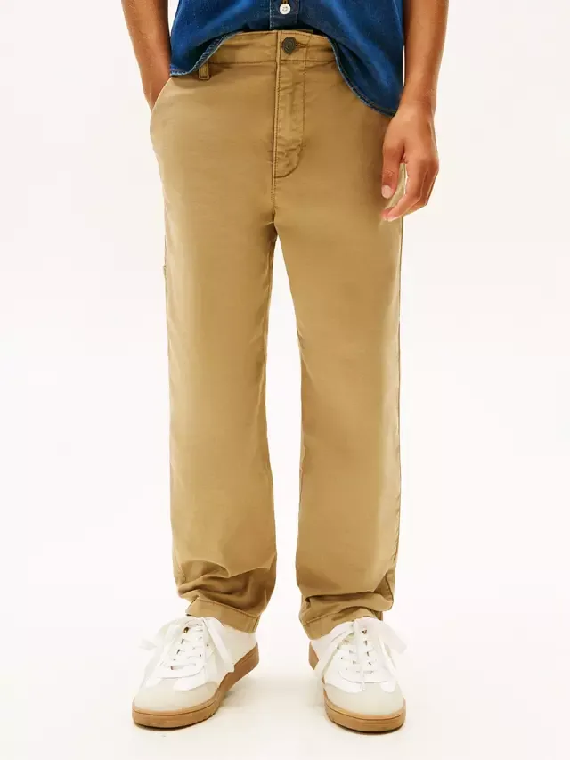 Детские брюки в елочку Tommy Hilfiger, Dark Dune