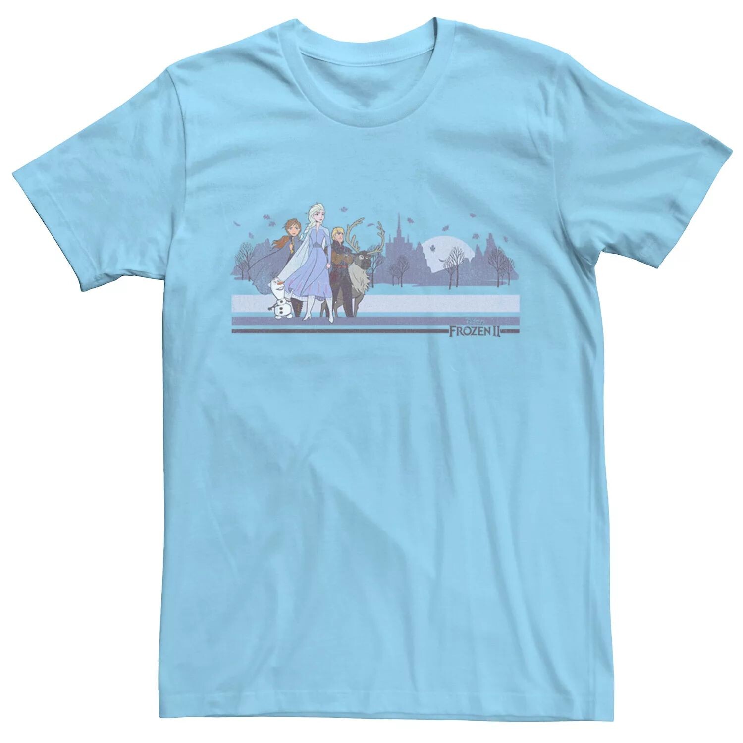 

Мужская синяя футболка Disney Frozen Group Licensed Character, Синий, Мужская синяя футболка Disney Frozen Group Licensed Character
