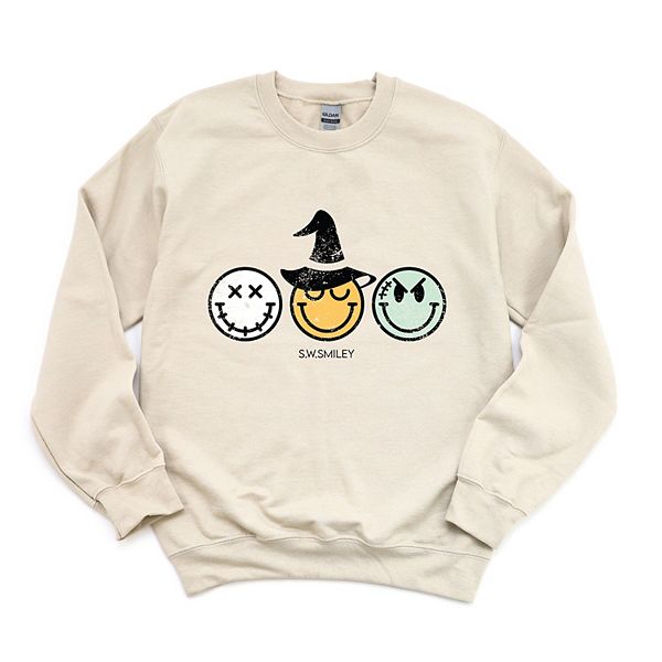 

SWSmiley skeleton witchy monster - женский свитшот с принтом Simply Sage Market, Dust