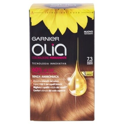 

Краска для волос без аммиака Olia N. 7.3 Золотой блондин, Garnier