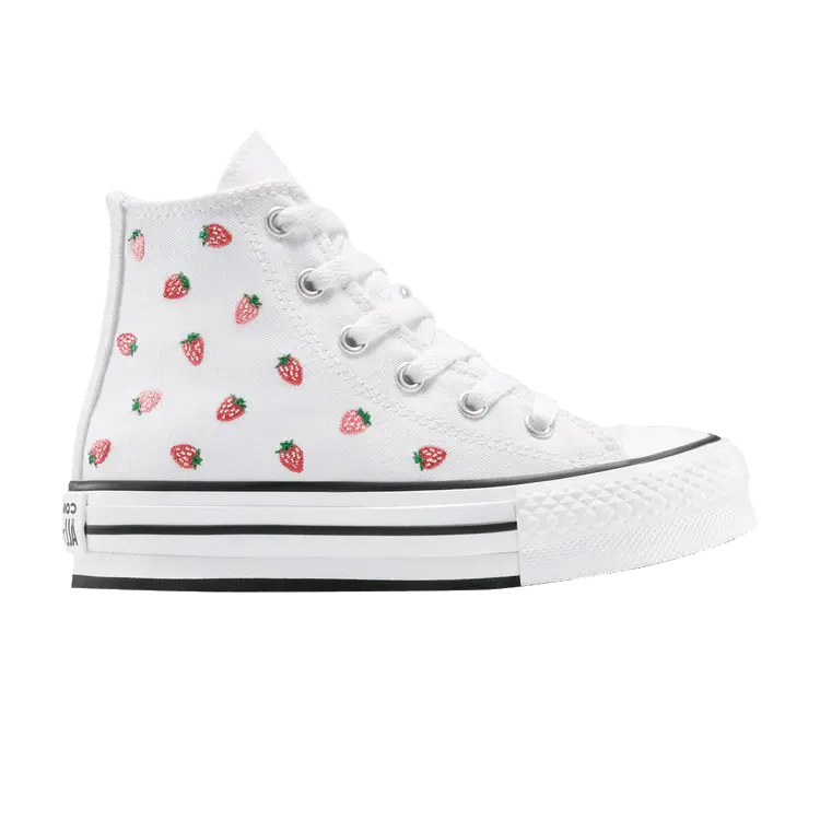 

Кроссовки Chuck Taylor All Star EVA Lift Platform High PS 'Embroidered Strawberries', белый