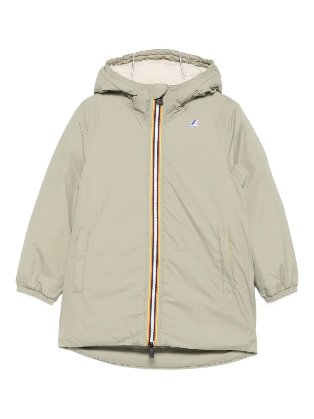 

Куртка на молнии с капюшоном K Way Kids, зеленый