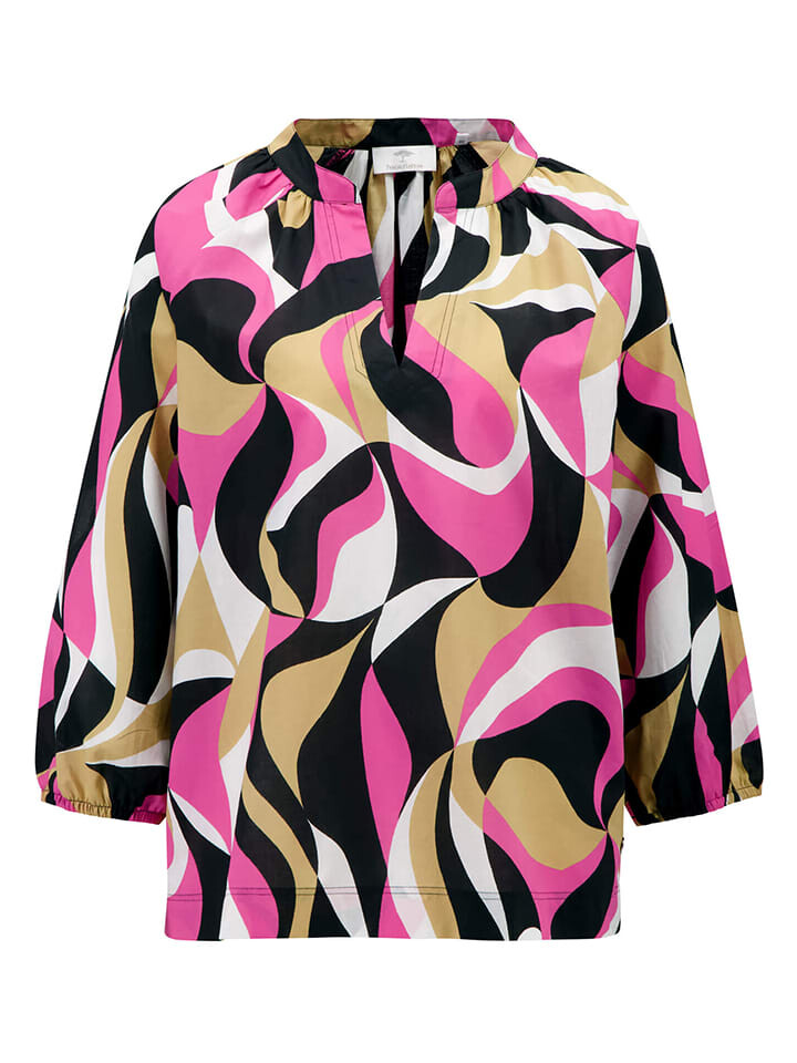 

Блуза FYNCH-HATTON, цвет schwarz/pink/beige