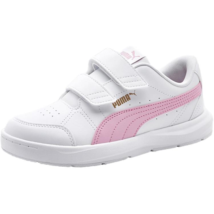

Детские кроссовки для скейтбординга Evolve Court V Low Top для подростков PUMA, белый/розовый
