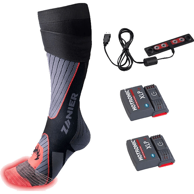 

XLP 1P BT греющие носки Zanier Gloves, черный