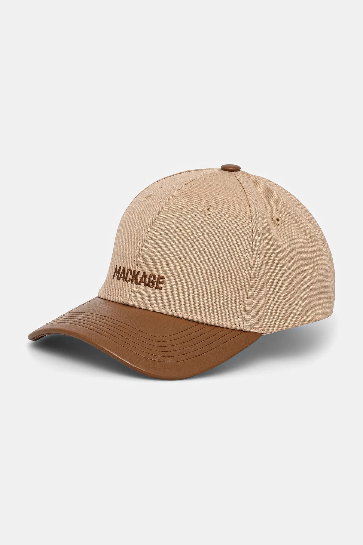 

Бейсболка из хлопка Mackage, бежевый