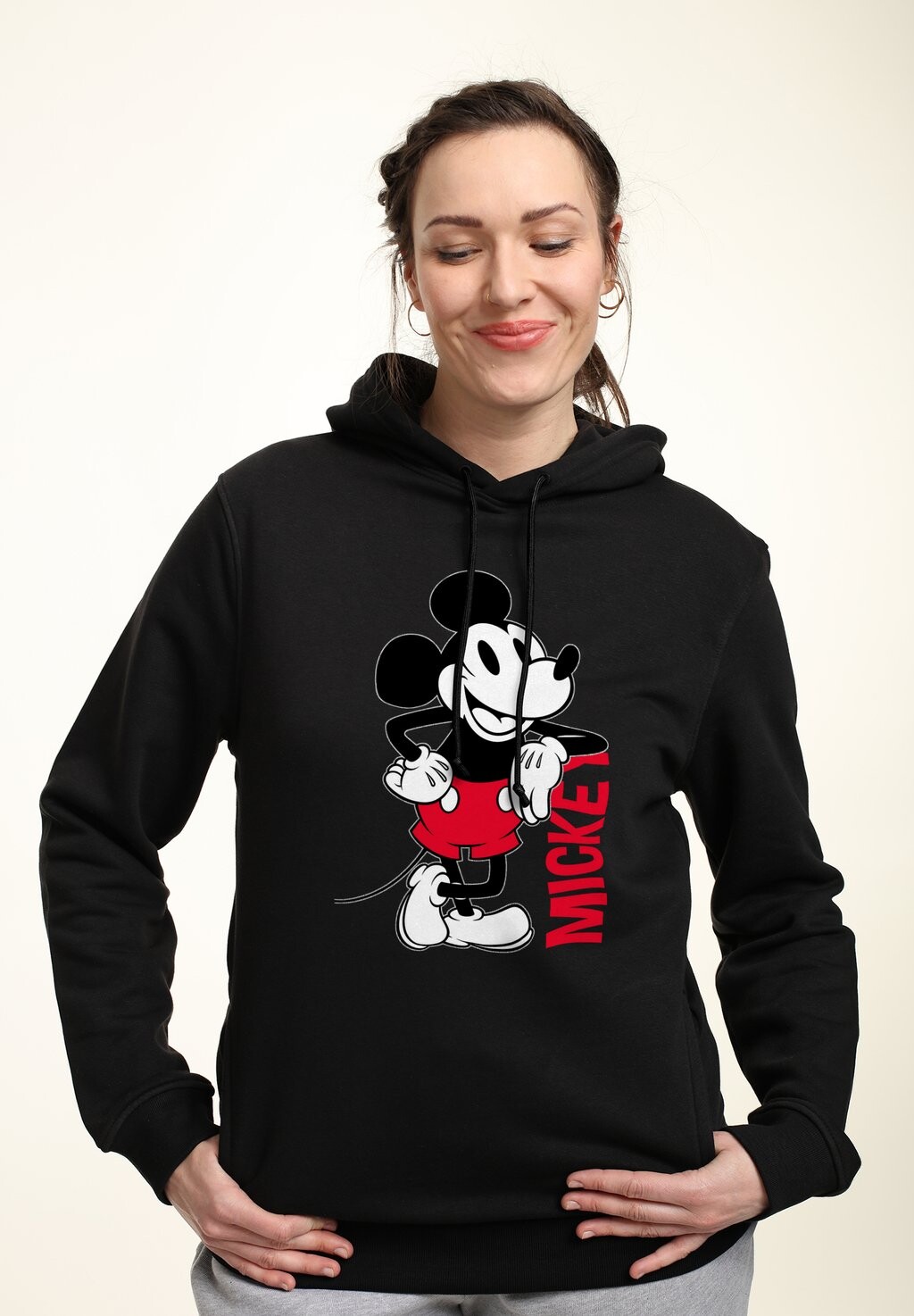 

Толстовка с капюшоном MICKEY MICKEY LEANING Disney, черный