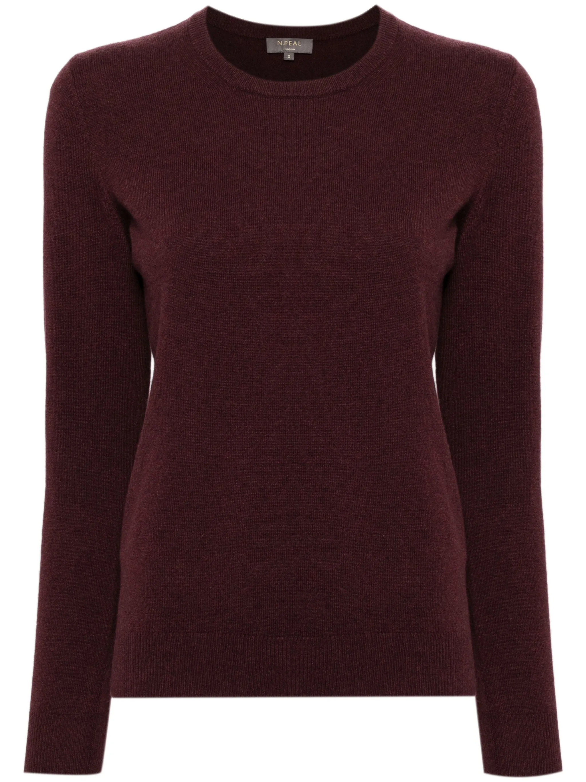 

Джемпер с круглым вырезом N.Peal, фиолетовый