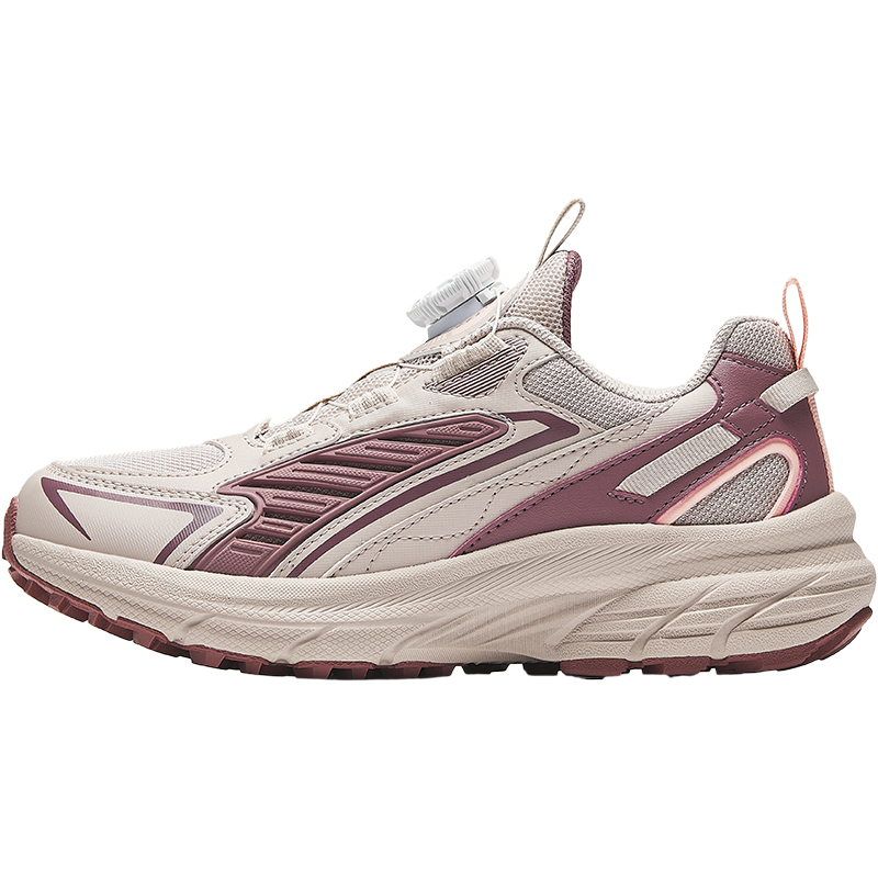 

Antakids Детские беговые кроссовки Low top дышащие облегченные с амортизацией Lotus Gray/Dry Rose Pink