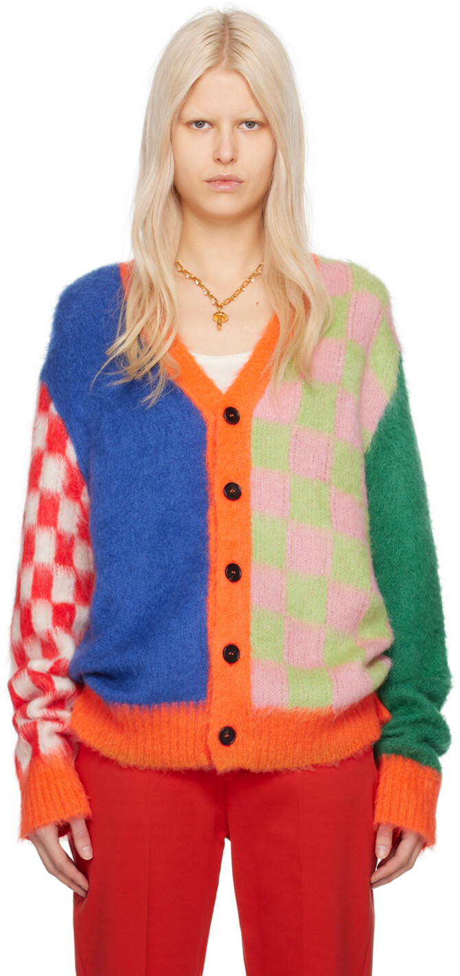 

SSENSE Эксклюзивный кардиган Marni, цвет Multicolor