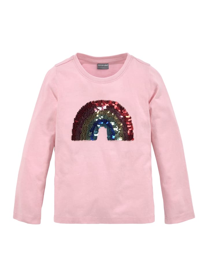 

Рубашка с длинным рукавом Kidsworld, розовый