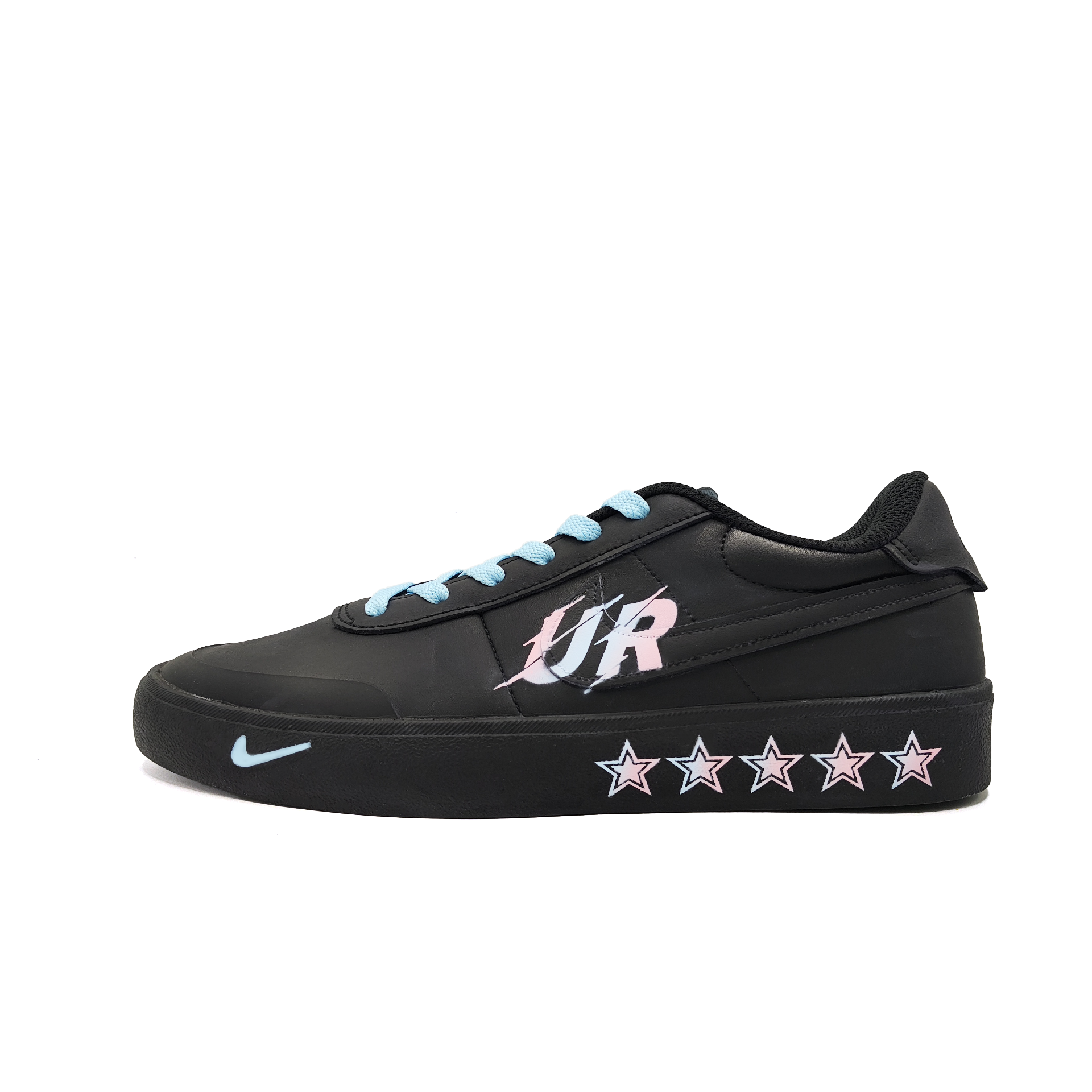 

Nike Court Shot UR Abrasion Resistant Low top Skateboard Shoes Unisex Pink Blue Black