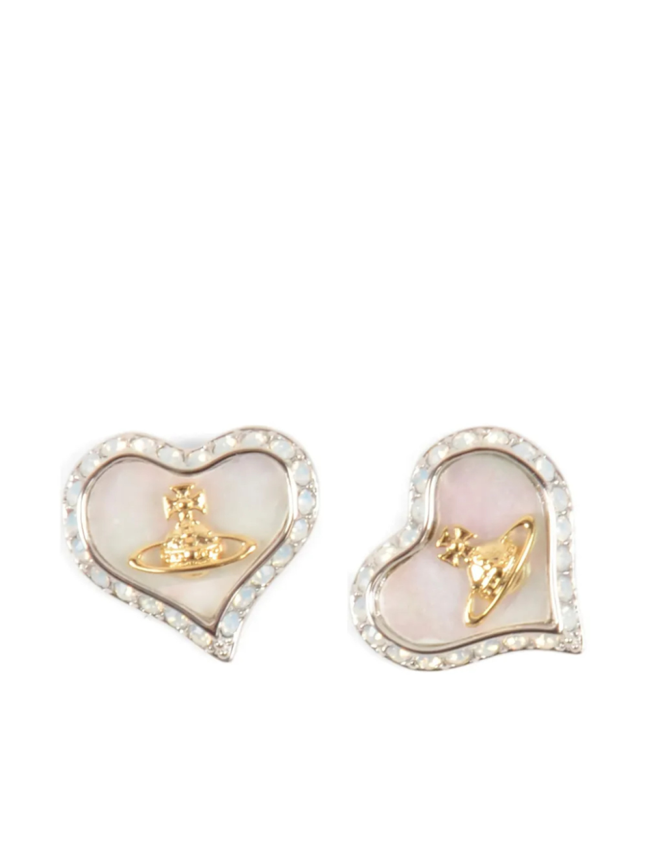 

Серьги в форме сердца Vivienne Westwood, серебряный