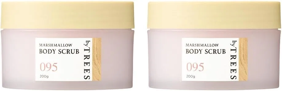 Скраб для тела by TREES Marshmallow Smooth, 200 г, набор 2 шт