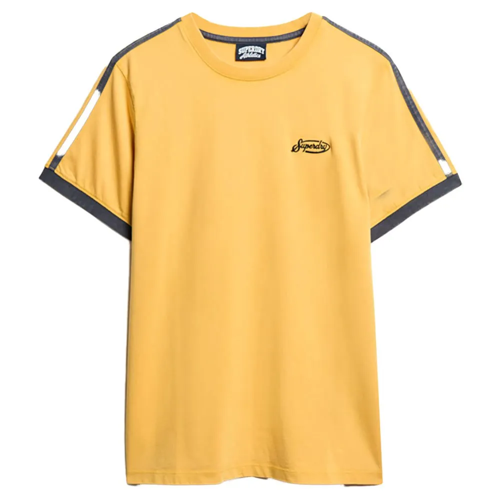 Футболка с коротким рукавом Superdry Essential Logo Retro St, желтый — фото 3