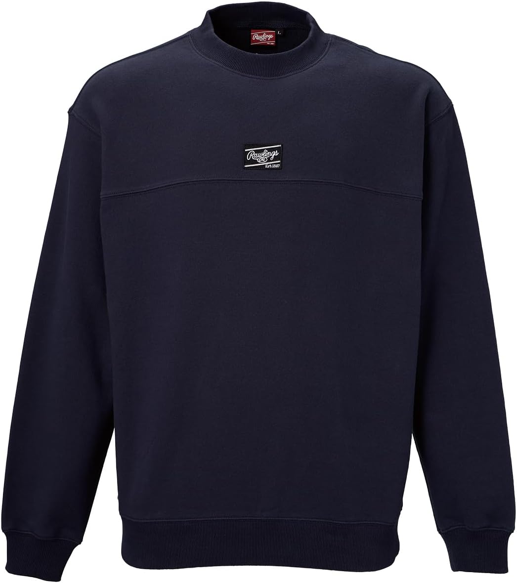 

Толстовка-пуловер с капюшоном Rawlings AOS15F05 в бейсбольном стиле, на флисовой подкладке, темно-синий
