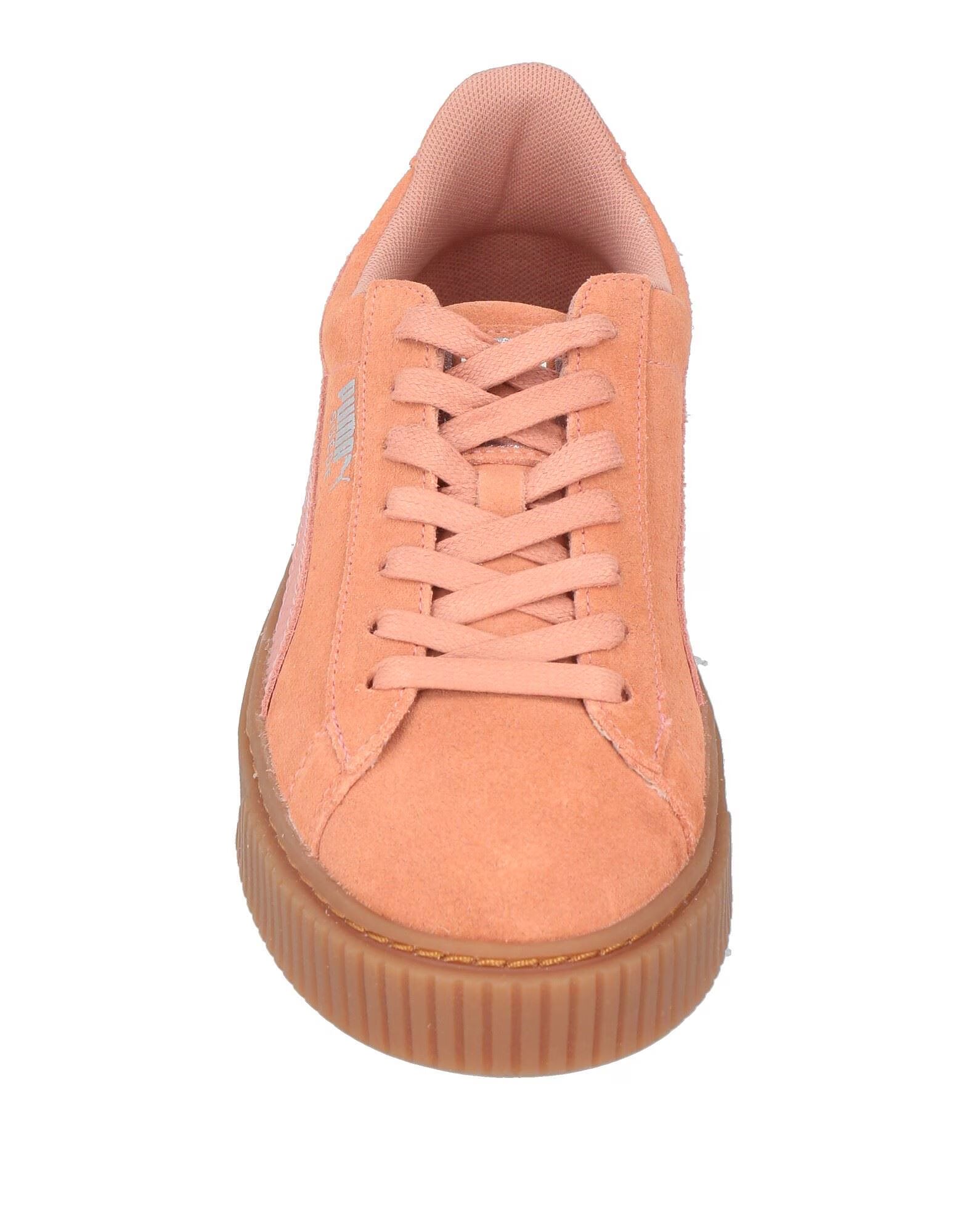 Кроссовки Suede Platform Core Gum Puma, темно-розовый — фото 4