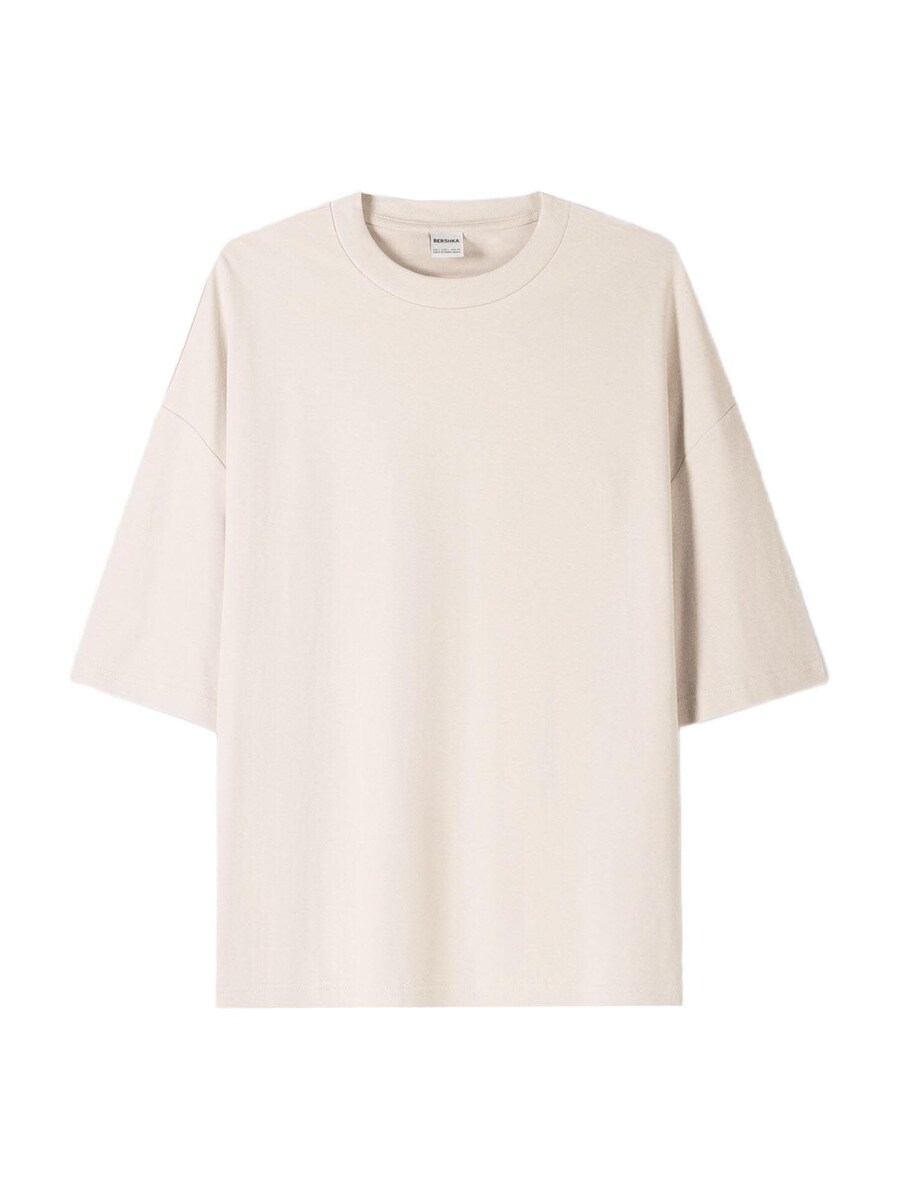 

Рубашка Bershka, серо-коричневый