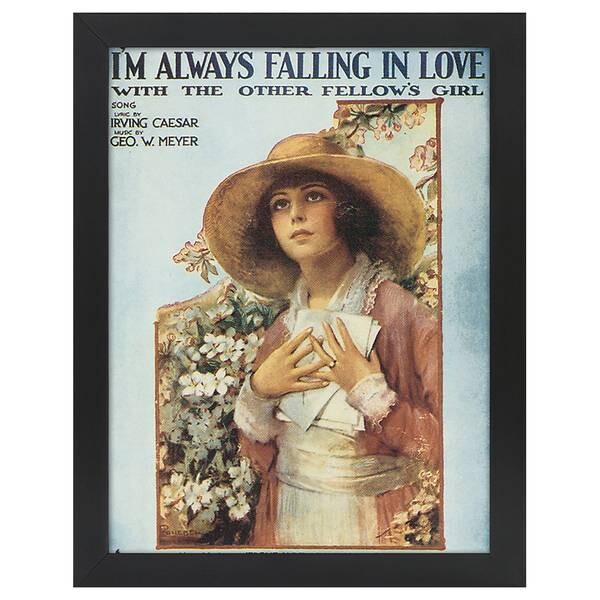 

Рамка для фотографий LegendArte I'm Always Falling In Love…, черный
