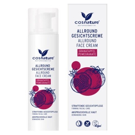 

Крем для лица Allround с гранатом Vegan 50мл, Cosnature